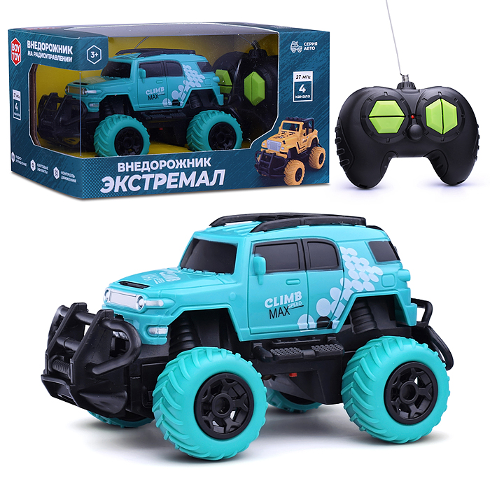 Фото к товару Машина BT0020-1 "Внедорожник Экстремал" р/у, 27 MHz, в коробке Машина BT0020-1 "Внедорожник Экстремал" р/у, 27 MHz, в коробке