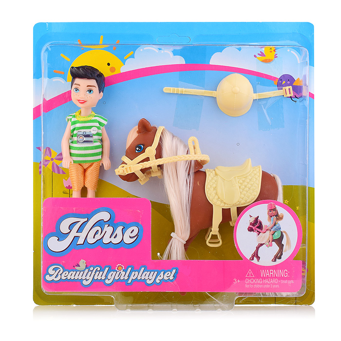 Кукла с питомцем JN638-2 на листе Кукла с питомцем JN638-2 на листе