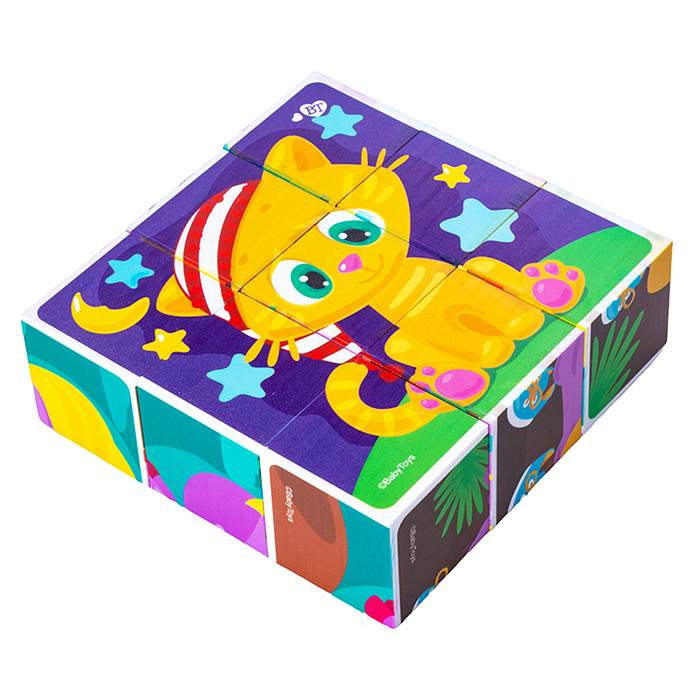 Фото к товару Кубики "Малышам" (без обклейки) 9 шт. Кубики "Малышам" (без обклейки) 9 шт.