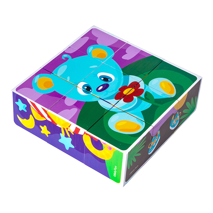 Фото к товару Кубики "Малышам" (без обклейки) 9 шт. Кубики "Малышам" (без обклейки) 9 шт.