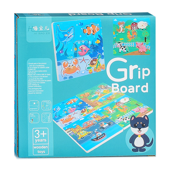 Фото к товару Пазл-вкладыш D1344 "Город у моря" Пазл-вкладыш D1344 "Город у моря"