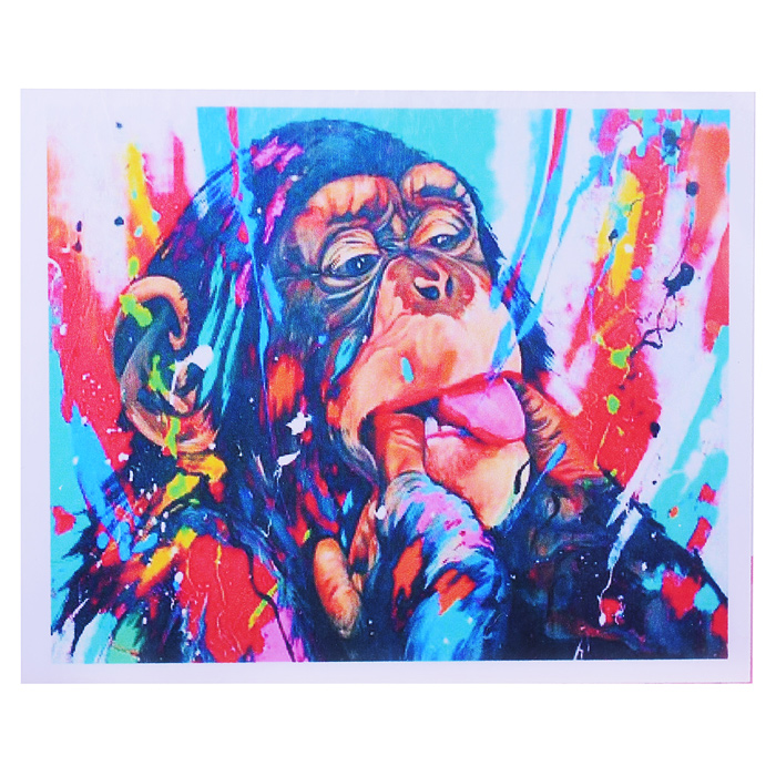 Фото к товару Мозаика 00-3847 "Забавная обезьяна" 40*50см Мозаика 00-3847 "Забавная обезьяна" 40*50см