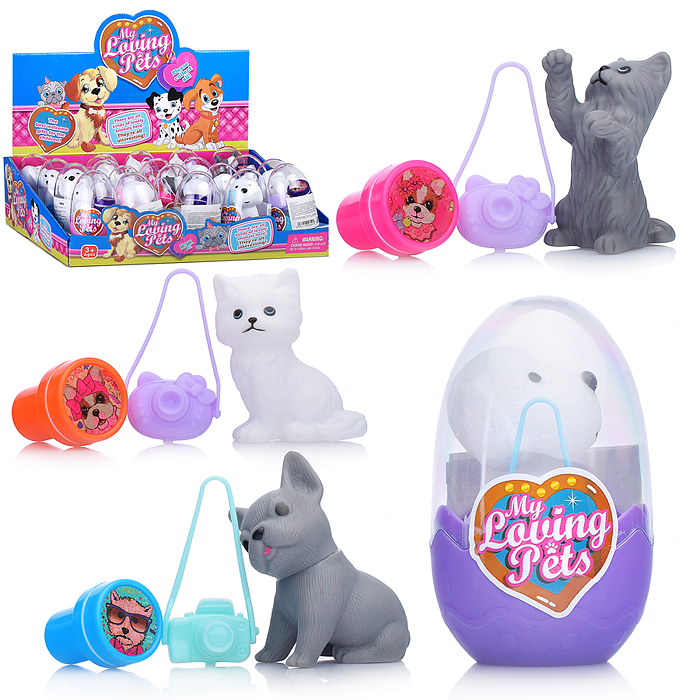 Набор питомец SM338A21 "Собачки, кролики, котята" с аксессуарами, в коробке