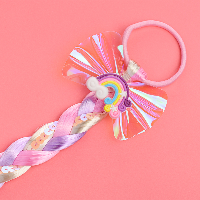 Фото к товару Накладная косичка A-13B на листе Накладная косичка A-13B на листе