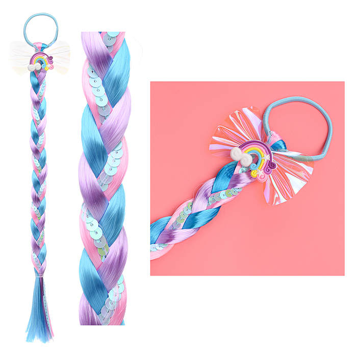 Фото к товару Накладная косичка A-13B на листе Накладная косичка A-13B на листе