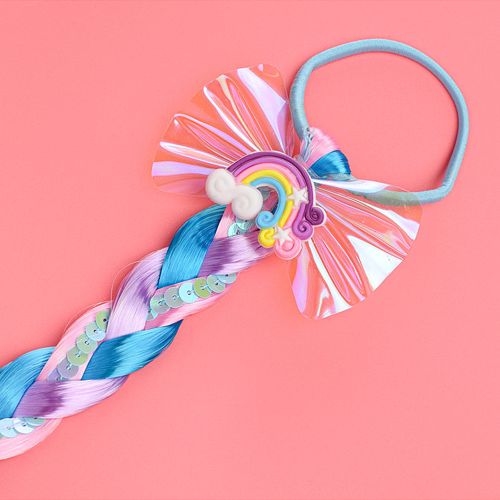 Фото к товару Накладная косичка A-13B на листе Накладная косичка A-13B на листе