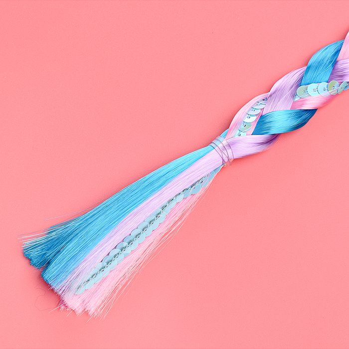 Фото к товару Накладная косичка A-13B на листе Накладная косичка A-13B на листе