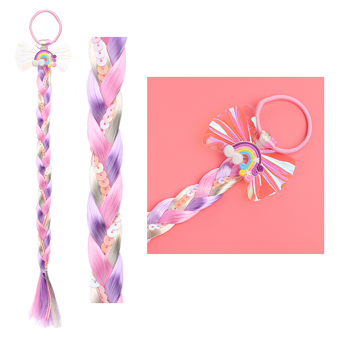 Фото к товару Накладная косичка A-13B на листе Накладная косичка A-13B на листе