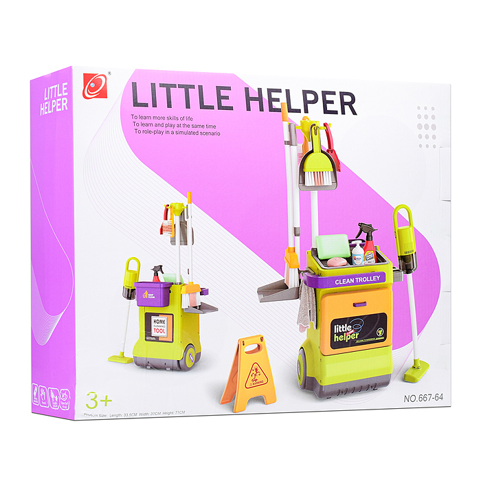 Фото к товару Игровой набор 667-64 "Уборка. Клининговая служба" в коробке Игровой набор 667-64 "Уборка. Клининговая служба" в коробке