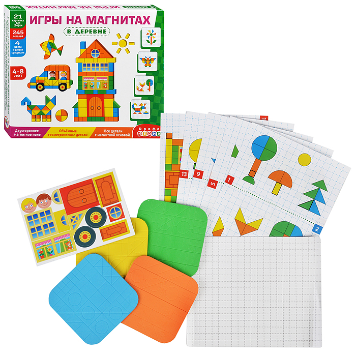 Магнитная мозаика "В деревне" Магнитная мозаика "В деревне"