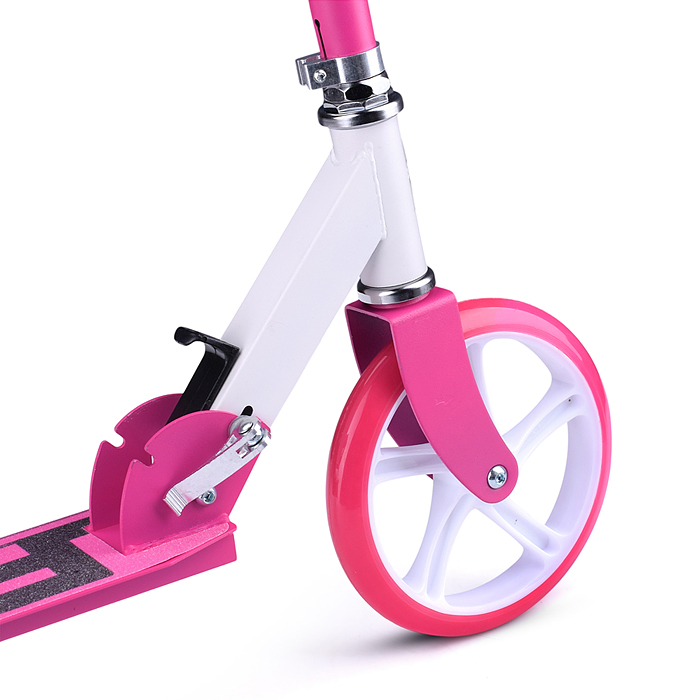Фото к товару Самокат-снегокат R0181.PK с изогнутой ручкой (розовый) Самокат-снегокат R0181.PK с изогнутой ручкой (розовый)