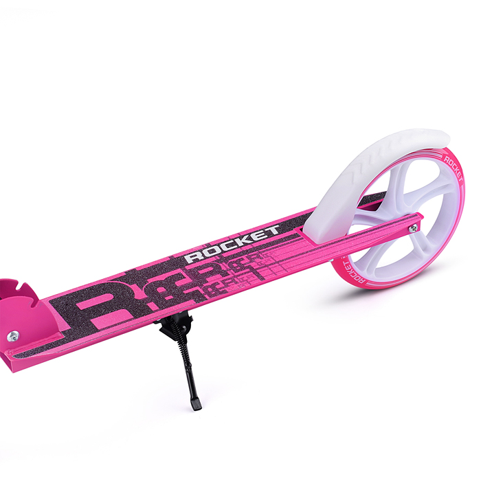 Фото к товару Самокат-снегокат R0181.PK с изогнутой ручкой (розовый) Самокат-снегокат R0181.PK с изогнутой ручкой (розовый)