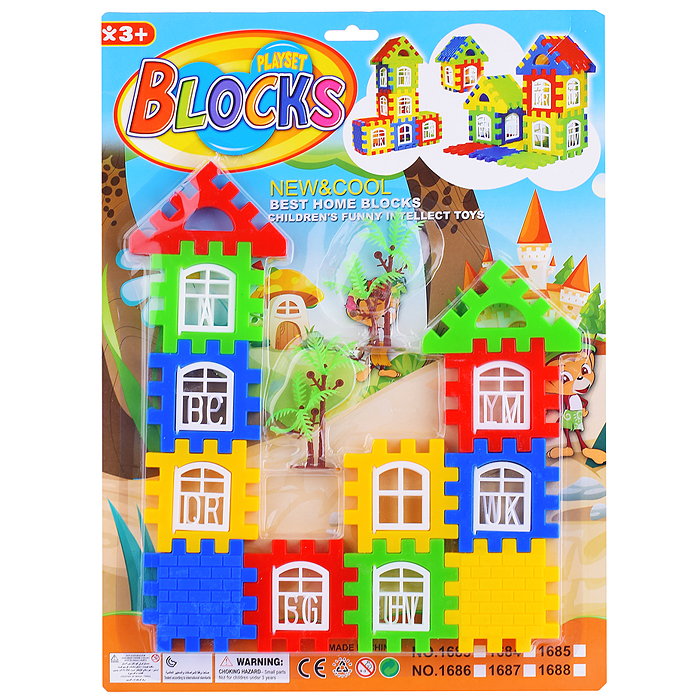 Конструктор 1688 "Коттедж в пальмах" на листе Конструктор 1688 "Коттедж в пальмах" на листе