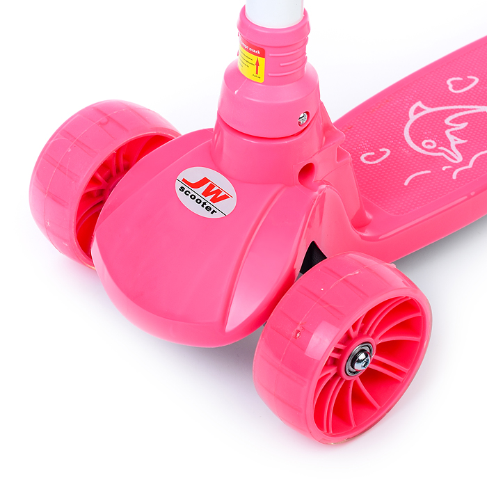 Фото к товару Самокат U038204Y 3-х кол., розовый, PU, ABEC 7, в коробке Самокат U038204Y 3-х кол., розовый, PU, ABEC 7, в коробке