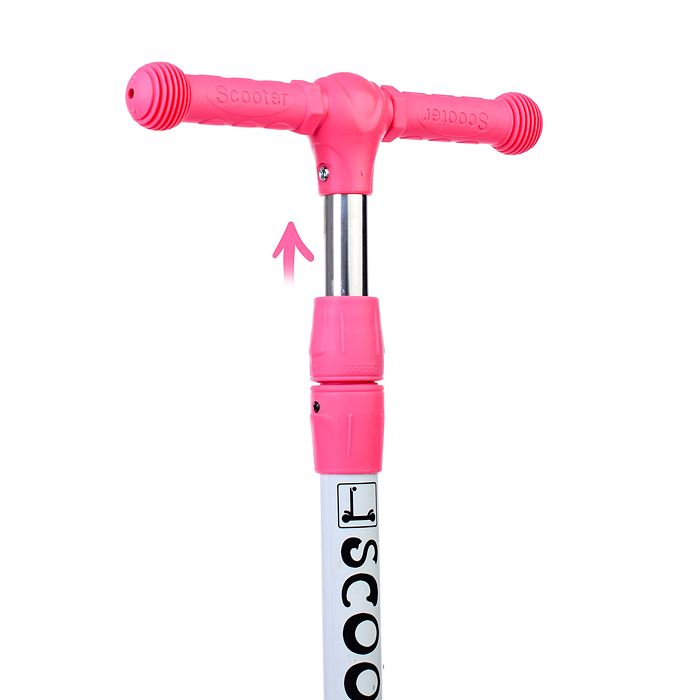 Фото к товару Самокат U038204Y 3-х кол., розовый, PU, ABEC 7, в коробке Самокат U038204Y 3-х кол., розовый, PU, ABEC 7, в коробке