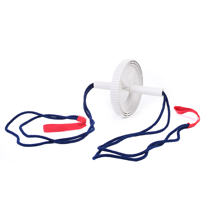 Ролик гимнастический (1 колесо) с эспандерами возвратный в сборе с флаером (без упаковки) Ролик гимнастический (1 колесо) с эспандерами возвратный в сборе с флаером (без упаковки)