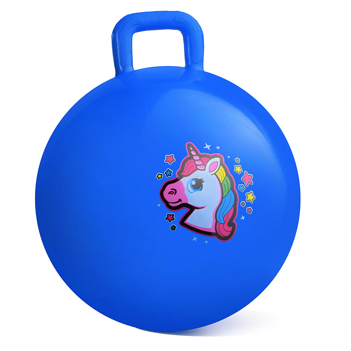 Мяч с ручкой 45см 00-1572 (цвет в ассортименте)