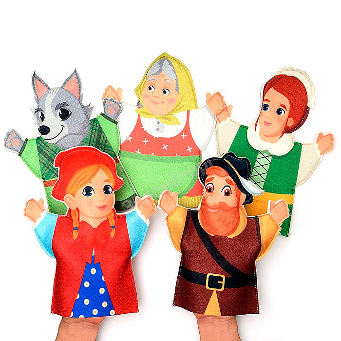 Театр на руку печать "Красная шапочка"
