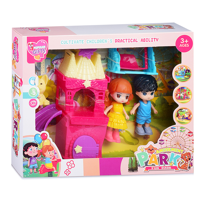 Фото к товару Набор кукол HY007-A6 "Детство" с аксессуарами, в коробке Набор кукол HY007-A6 "Детство" с аксессуарами, в коробке