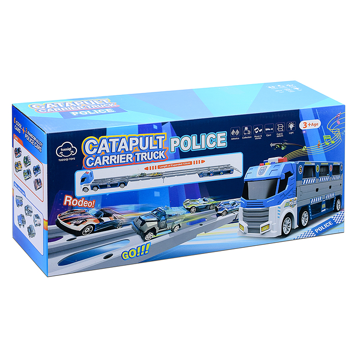 Фото к товару Машина T907A "Трейлер-катапульта" в коробке (синий) Машина T907A "Трейлер-катапульта" в коробке (синий)