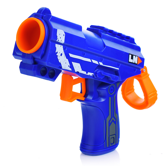 Пистолет G6 с мягкими полимерными пулями и шариками, на листе