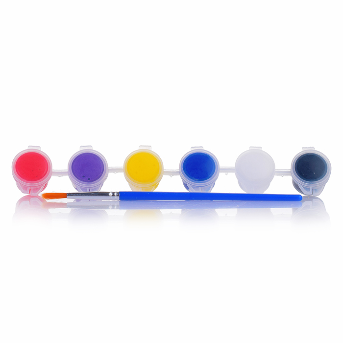 Кружка для росписи, 6 цв. "Монстр Трак"