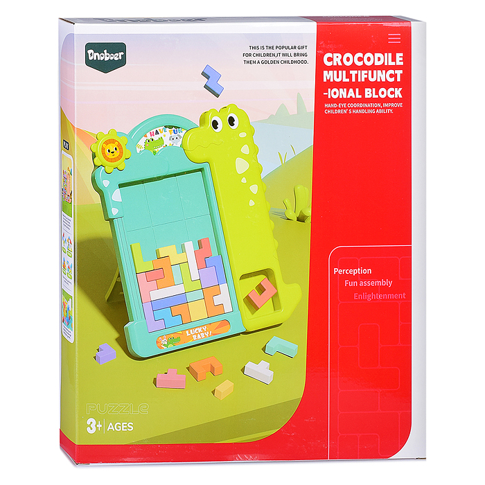 Головоломка 99-1 "Крокодильчик" в коробке