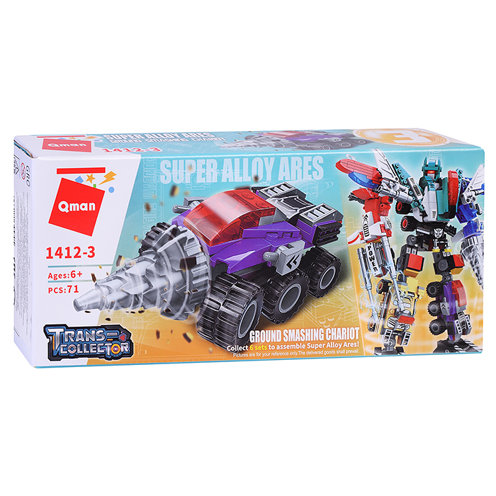 Фото к товару Конструктор 1412 "Космический транспорт" в ассортименте, в коробке Конструктор 1412 "Космический транспорт" в ассортименте, в коробке