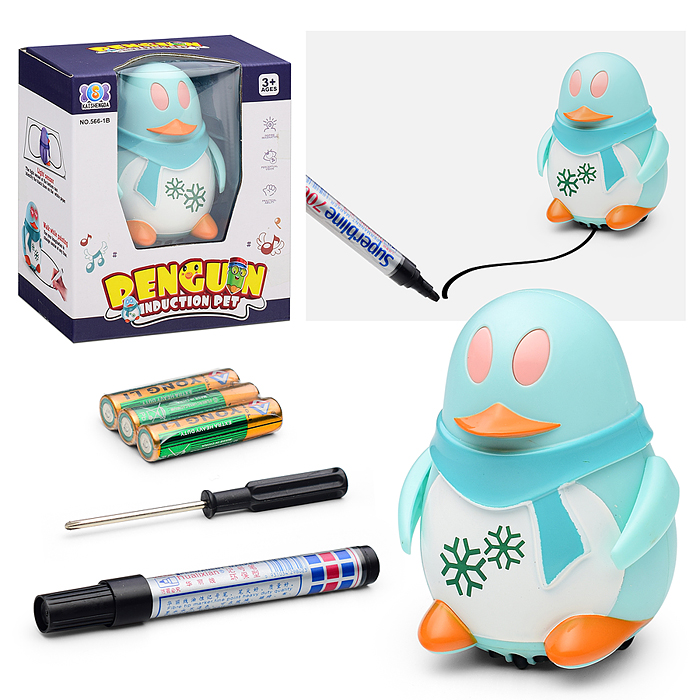 Фото к товару Пингвин 566-1B на батарейках, в коробке Пингвин 566-1B на батарейках, в коробке