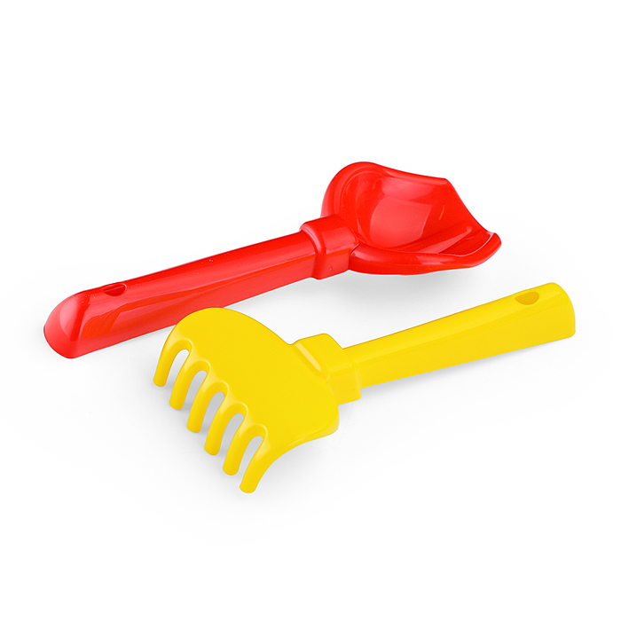 Фото к товару Набор №26: ведро малое, ситечко-цветок, совок №2, грабельки №2, 3 формочки Набор №26: ведро малое, ситечко-цветок, совок №2, грабельки №2, 3 формочки