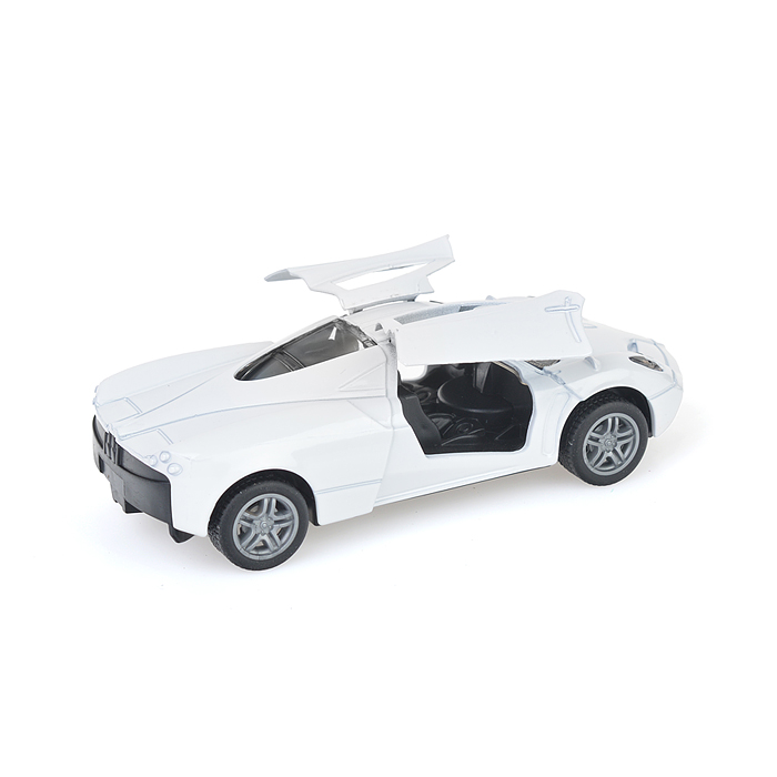 Фото к товару Машина F1117-2M "Гоночная" метал., двери открываются вверх, в дисплее Машина F1117-2M "Гоночная" метал., двери открываются вверх, в дисплее