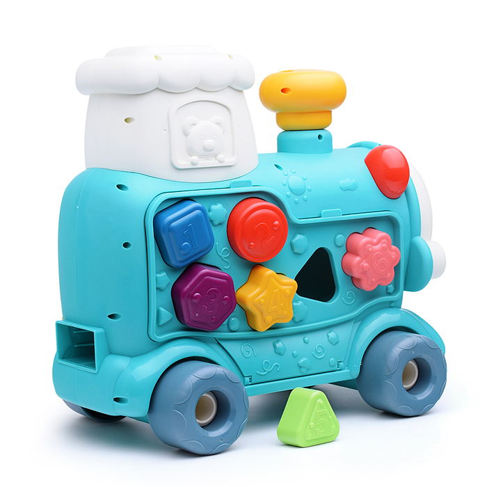 Каталка 6062 "Умный паровозик-1" в коробке