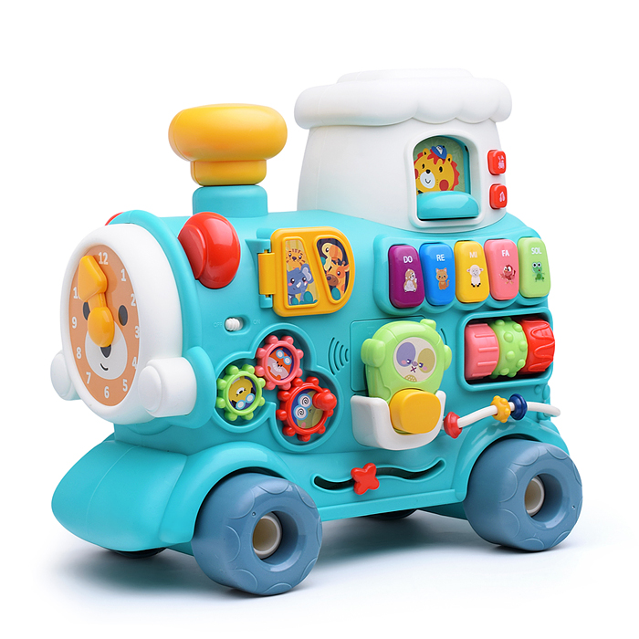 Каталка 6062 "Умный паровозик-1" в коробке