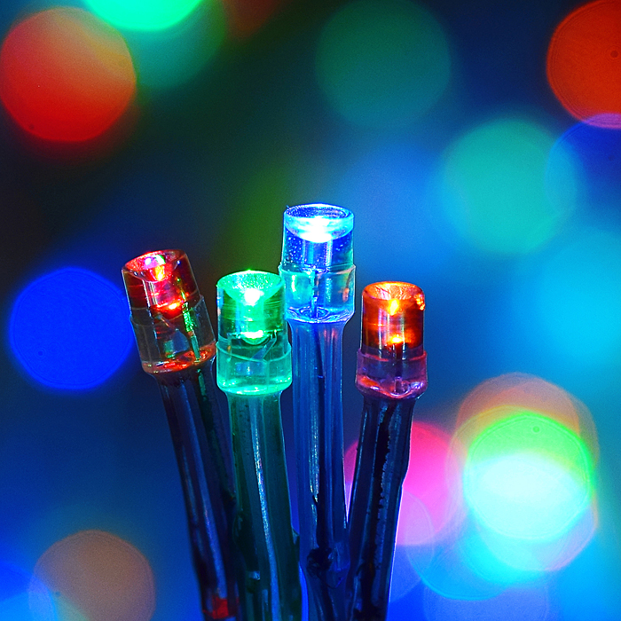 Фото к товару Электрогирлянда Сетка 1,5*1,5 м, 120 ламп, цветная Электрогирлянда Сетка 1,5*1,5 м, 120 ламп, цветная