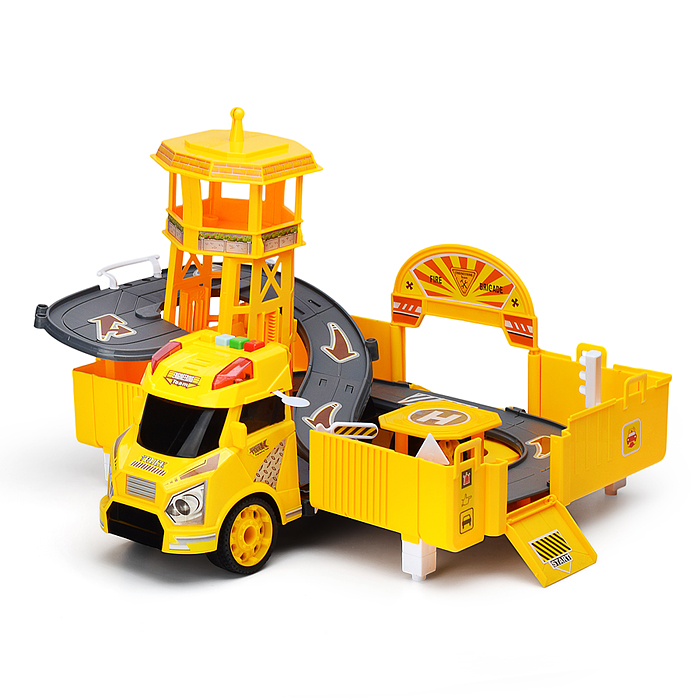 Парковка-машина 660-A258 "Строительная служба" в коробке