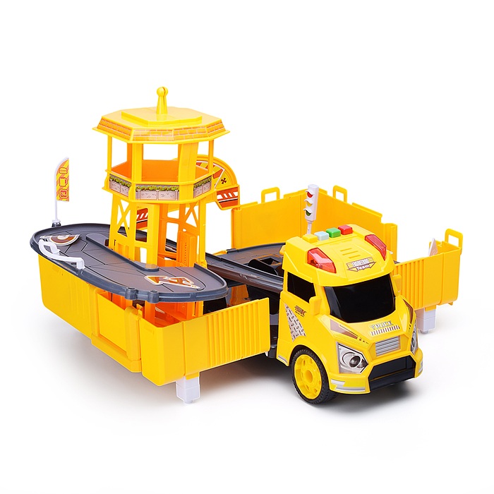 Парковка-машина 660-A258 "Строительная служба" в коробке