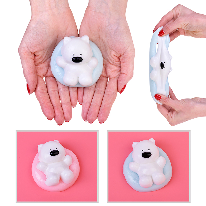 Игрушка-антистресс 00-5363 "Белый мишка" Игрушка-антистресс 00-5363 "Белый мишка"