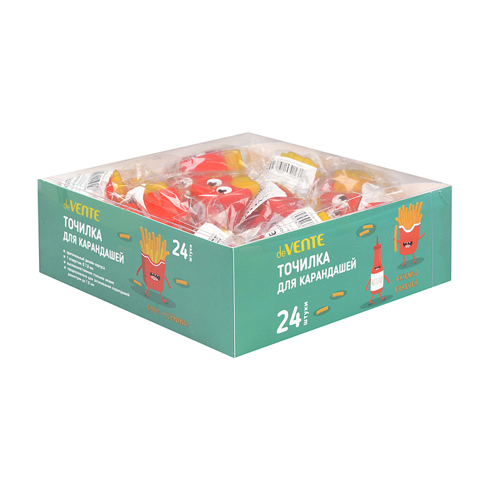 Фото к товару Точилка для карандашей "Chips" 25x27x37 мм, 1 отверстие, пластиковая с покрытием Soft Touch Точилка для карандашей "Chips" 25x27x37 мм, 1 отверстие, пластиковая с покрытием Soft Touch