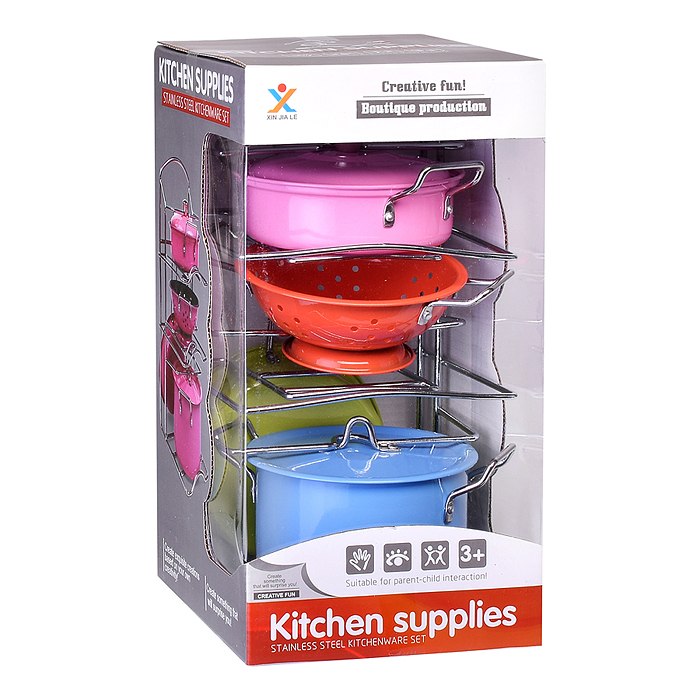 Фото к товару Набор посуды 988-C14 "Повар" в коробке Набор посуды 988-C14 "Повар" в коробке