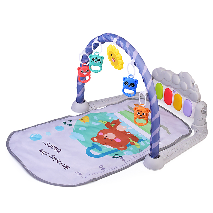 Фото к товару Коврик развивающий 368-9G "Мишутка" с ростомером, в коробке Коврик развивающий 368-9G "Мишутка" с ростомером, в коробке