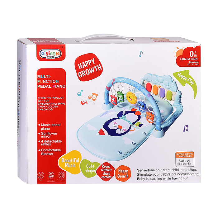 Фото к товару Коврик развивающий 368-9G "Мишутка" с ростомером, в коробке Коврик развивающий 368-9G "Мишутка" с ростомером, в коробке