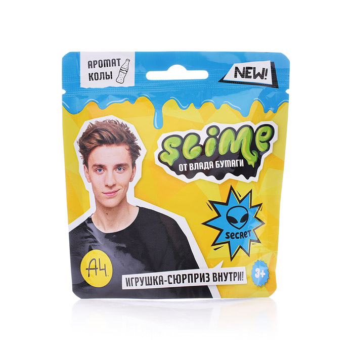 Игрушка для детейslime, синий, 80 г. Влад А4 Игрушка для детейslime, синий, 80 г. Влад А4