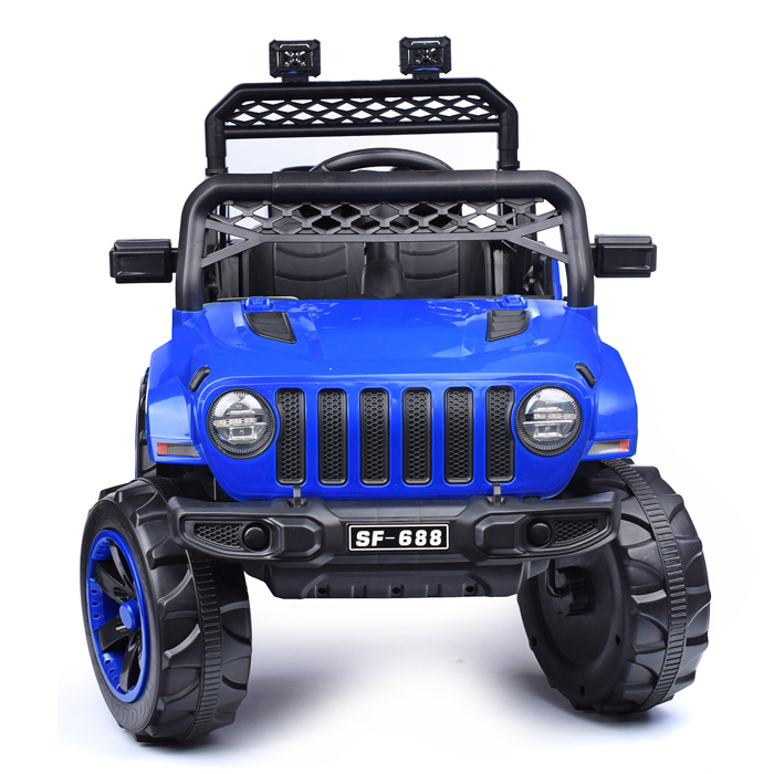 Электромобиль U023393Y "Кросс" на аккумуляторе, с р/у управлением, в коробке (синий)