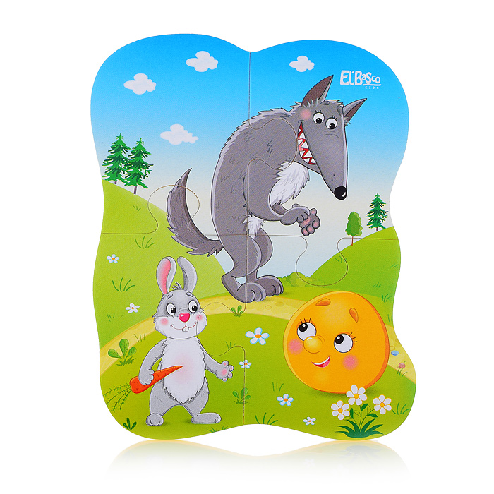 Фото к товару Мягкий пазл "Колобок" Мягкий пазл "Колобок"