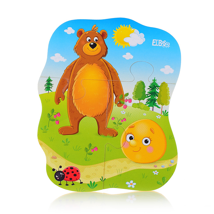 Фото к товару Мягкий пазл "Колобок" Мягкий пазл "Колобок"