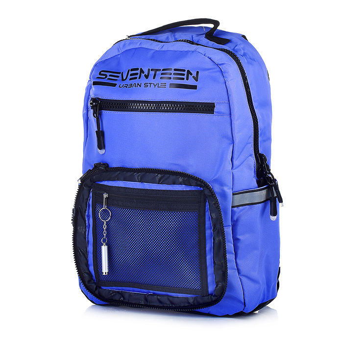 Фото к товару Рюкзак с люминисцентной панелью. Seventeen Фиолетовый неон Рюкзак с люминисцентной панелью. Seventeen Фиолетовый неон