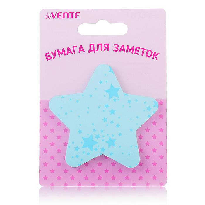 Клейкая бумага для заметок "Fancy" 70x70 мм, 50 листов, офсет 75 г/м², пастельная с рисунко