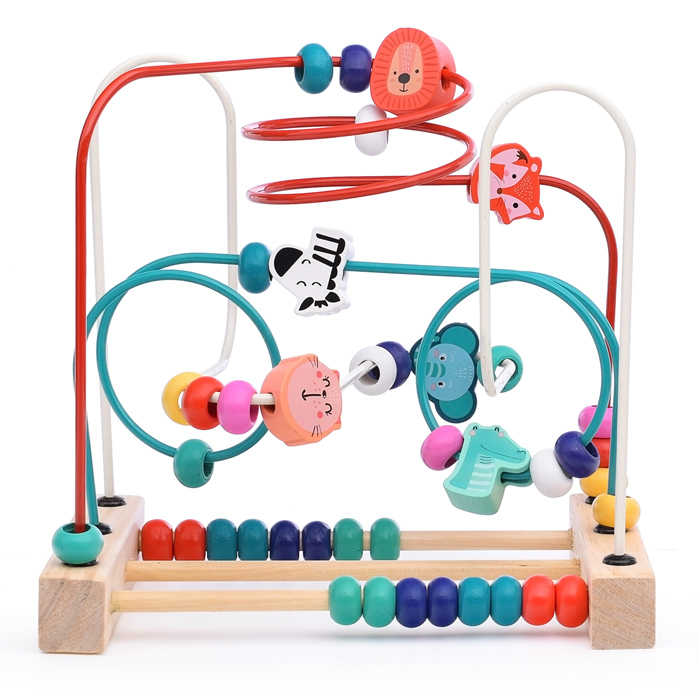 Игра Лабиринт D1236-1 "Зоо", со счетами, в пакете