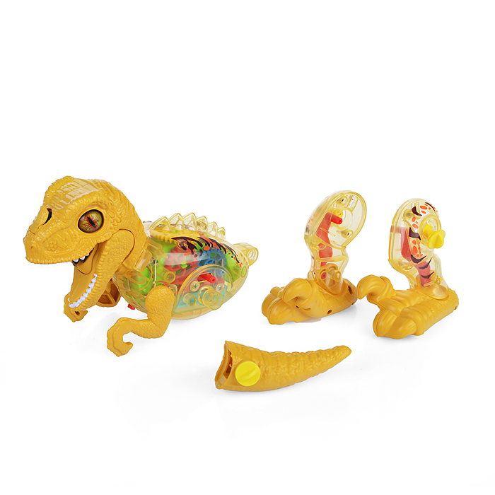 Конструктор динозавр M8018-64 "Юрский период" с отверткой, в коробке