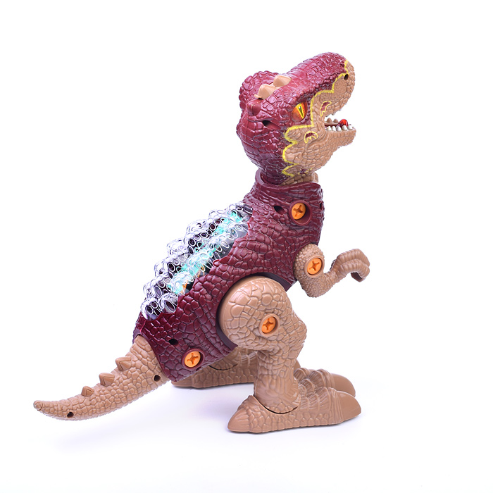 Конструктор 3302-1 "Динозавр-хищник" с отверткой, в коробке